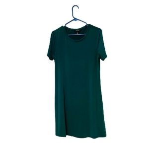 Deep Green Mini Dress